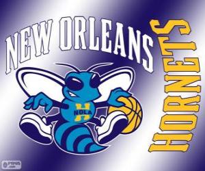 yapboz Logo New Orleans Hornets, NBA takımı. Güneybatı Grubu, Batı Konferansı